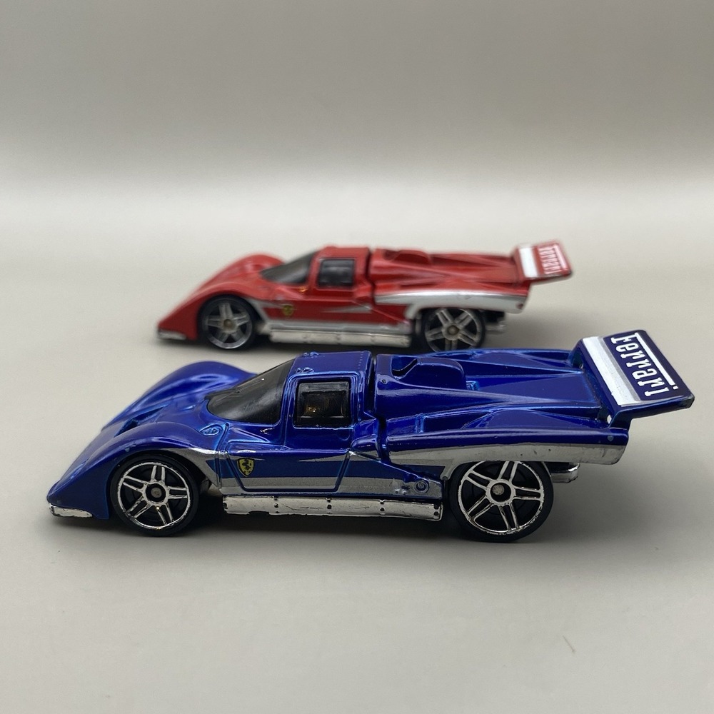 Lot of 2 Hot Wheels 512M Blue + Red Engine Reveals‎ Loose - Picture 2 of 5
